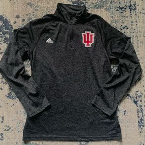 ADIDAS Climalite Indiana University Quarter-Zip